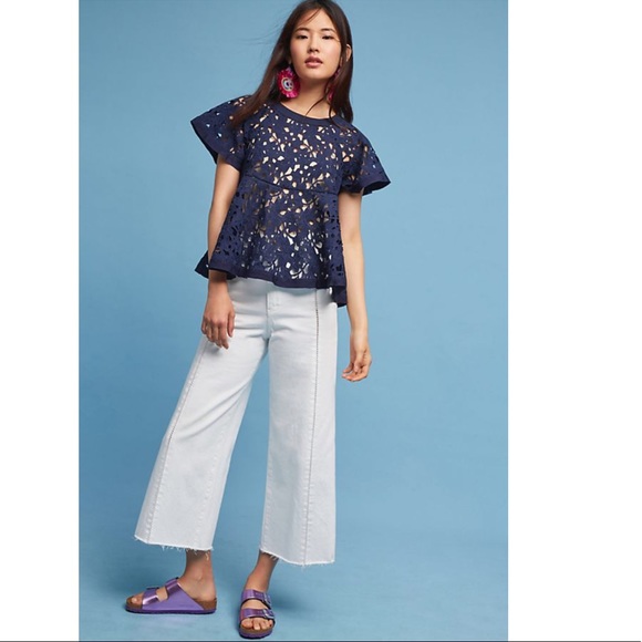 Anthropologie Tops - NWT Anthropologie Eli + Ali Remy Swing Top Navy